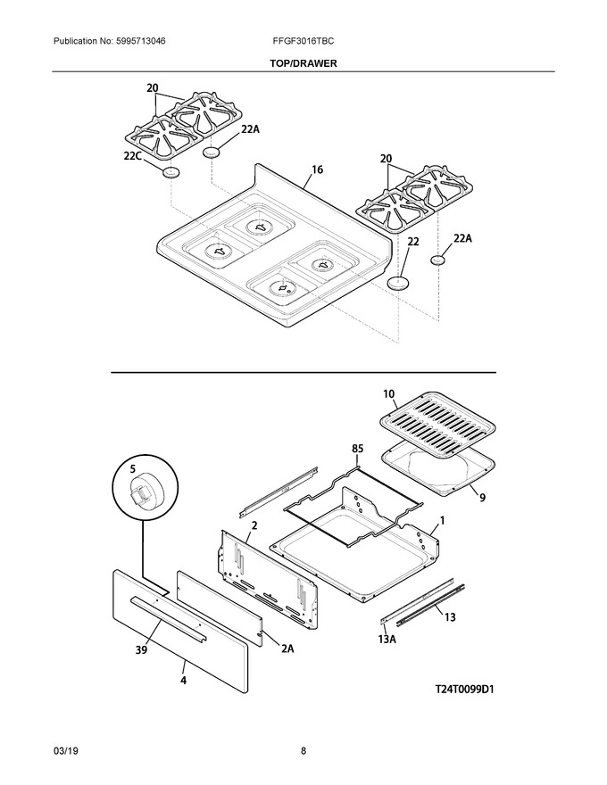 Diagram for FFGF3016TBC