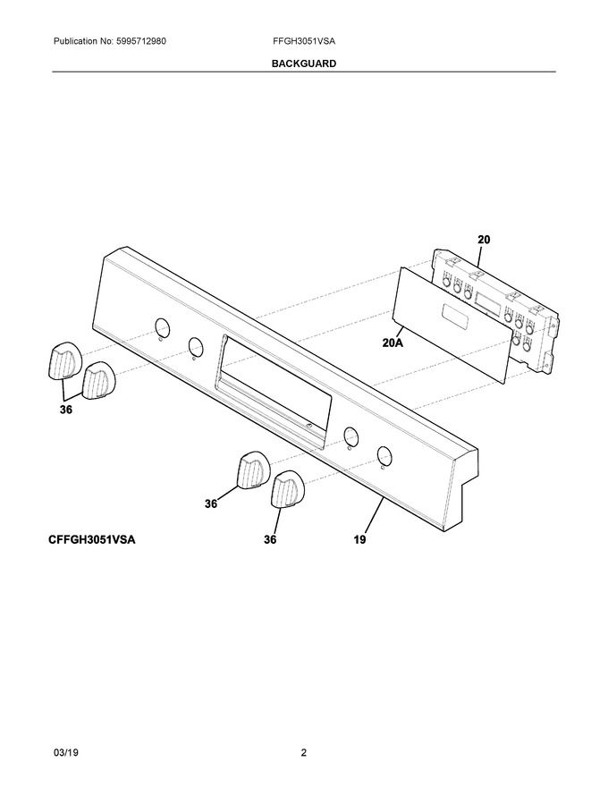Diagram for FFGH3051VSA
