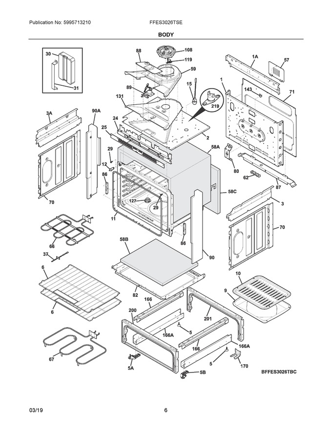 Diagram for FFES3026TSE