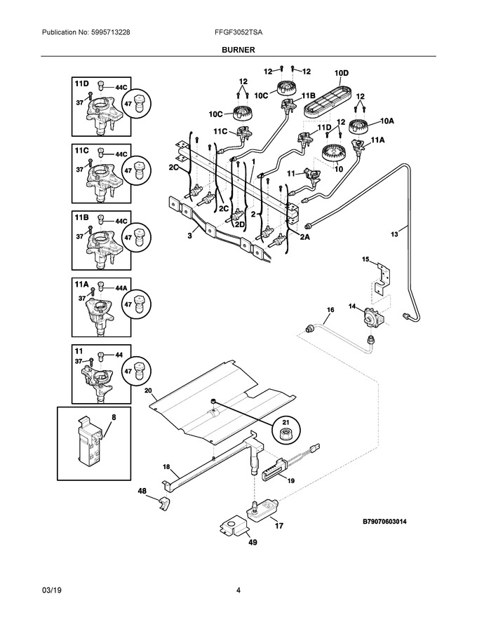 Diagram for FFGF3052TSA