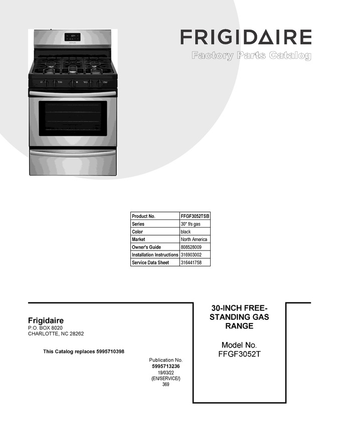 Diagram for FFGF3052TSB