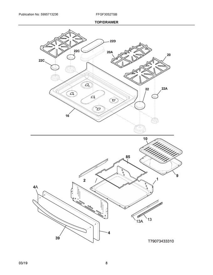 Diagram for FFGF3052TSB