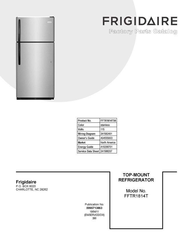 Diagram for FFTR1814TS6