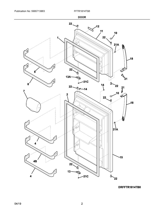 Diagram for FFTR1814TS6