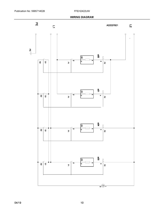 Diagram for FFEH2422UW