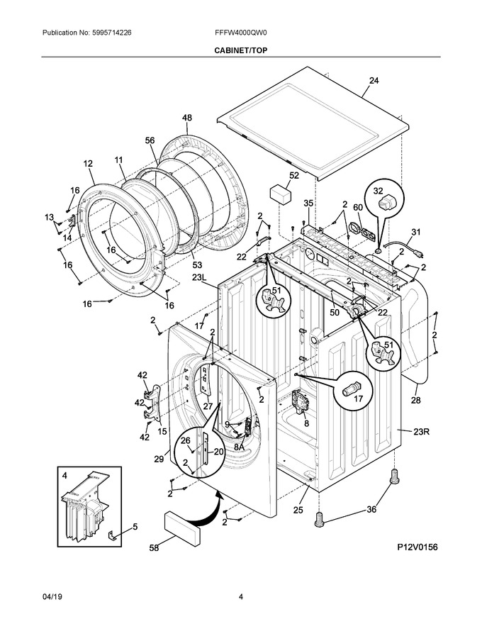 Diagram for FFFW4000QW0