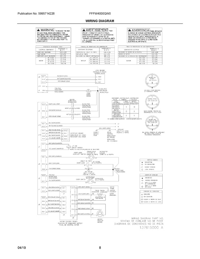Diagram for FFFW4000QW0