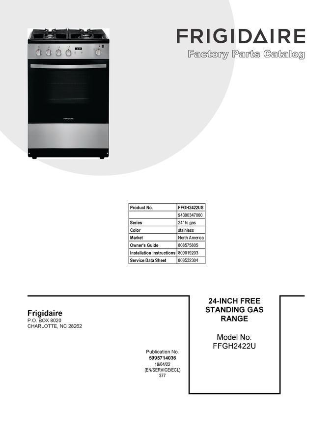 Diagram for FFGH2422US