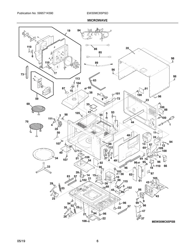 Diagram for EW30MC65PSD