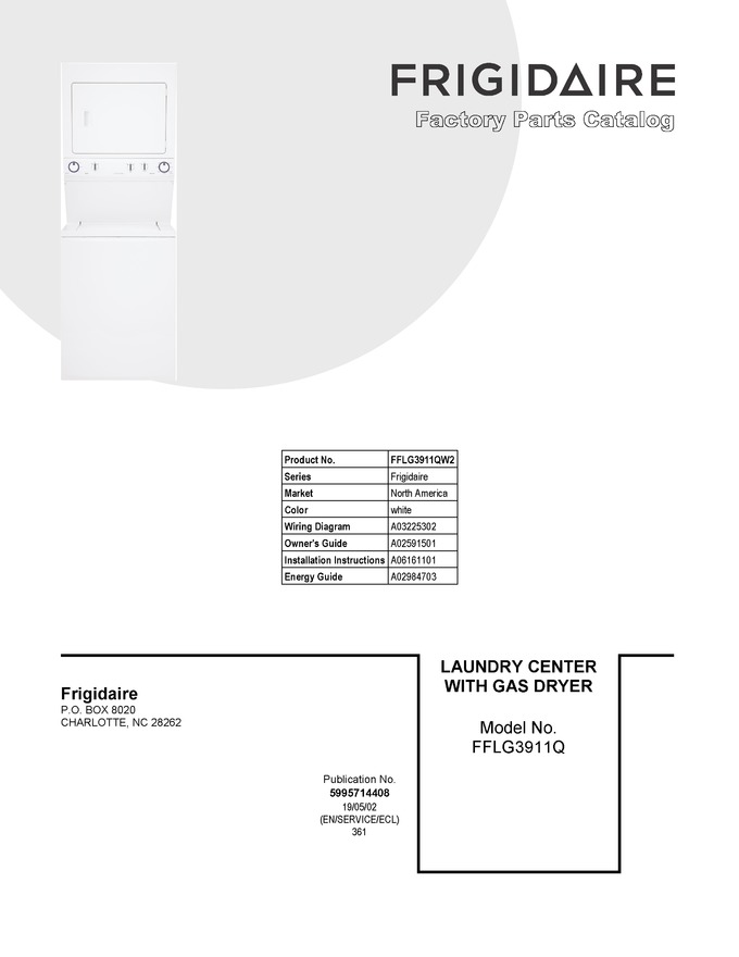 Diagram for FFLG3911QW2