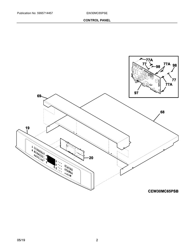 Diagram for EW30MC65PSE
