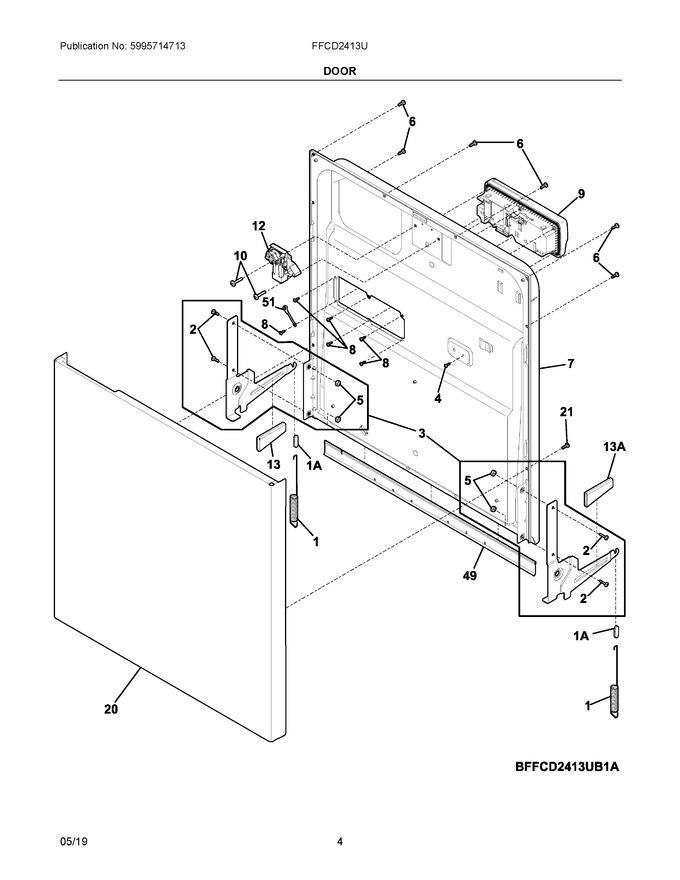 Diagram for FFCD2413UB2A