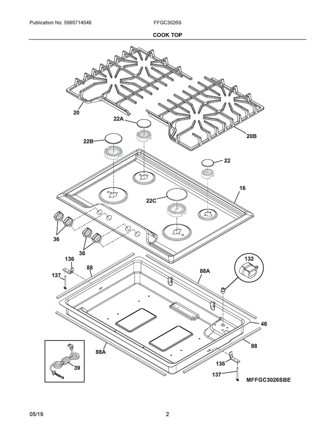 Diagram for FFGC3026SSE