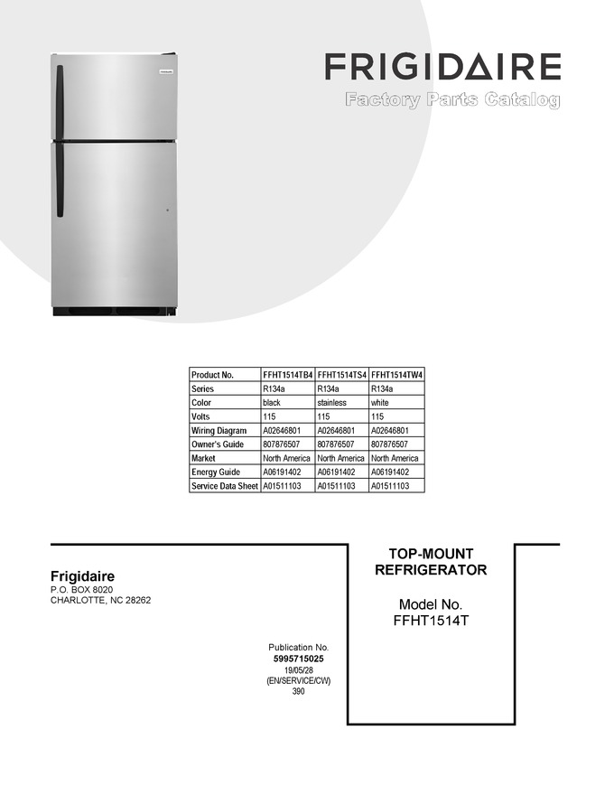 Diagram for FFHT1514TS4
