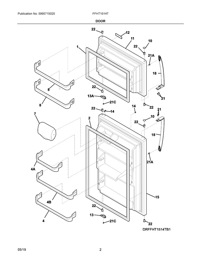 Diagram for FFHT1514TS4