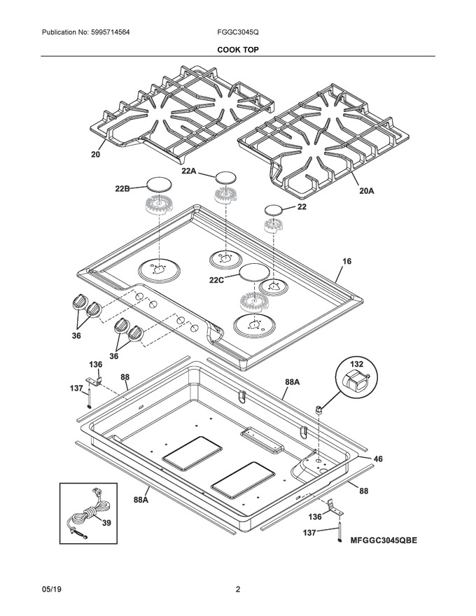 Diagram for FGGC3045QBE