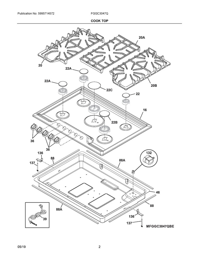 Diagram for FGGC3047QSE