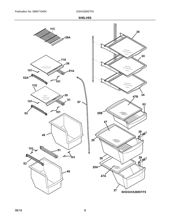 Diagram for DGHX2655TF9