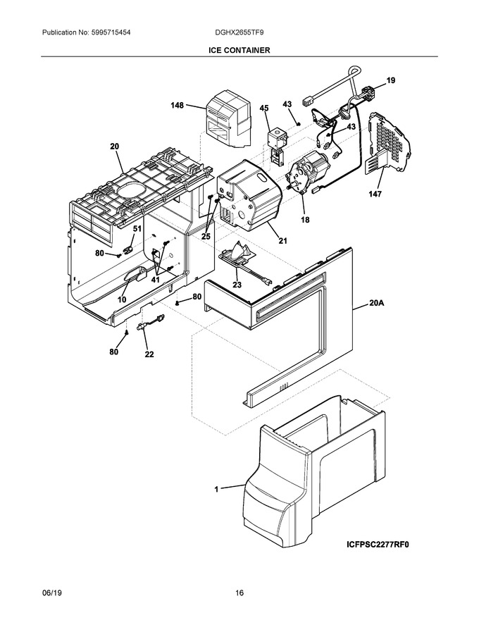 Diagram for DGHX2655TF9