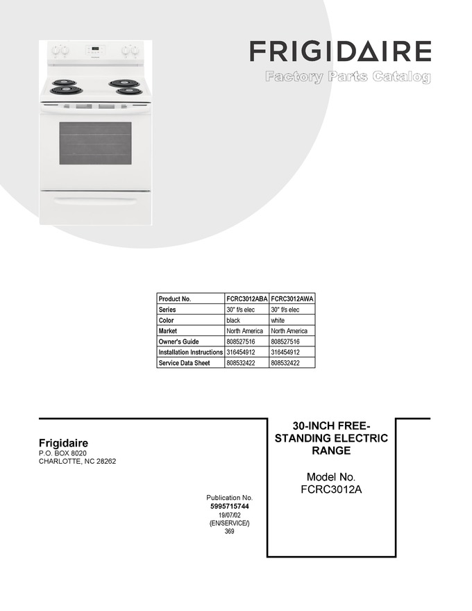 Diagram for FCRC3012ABA