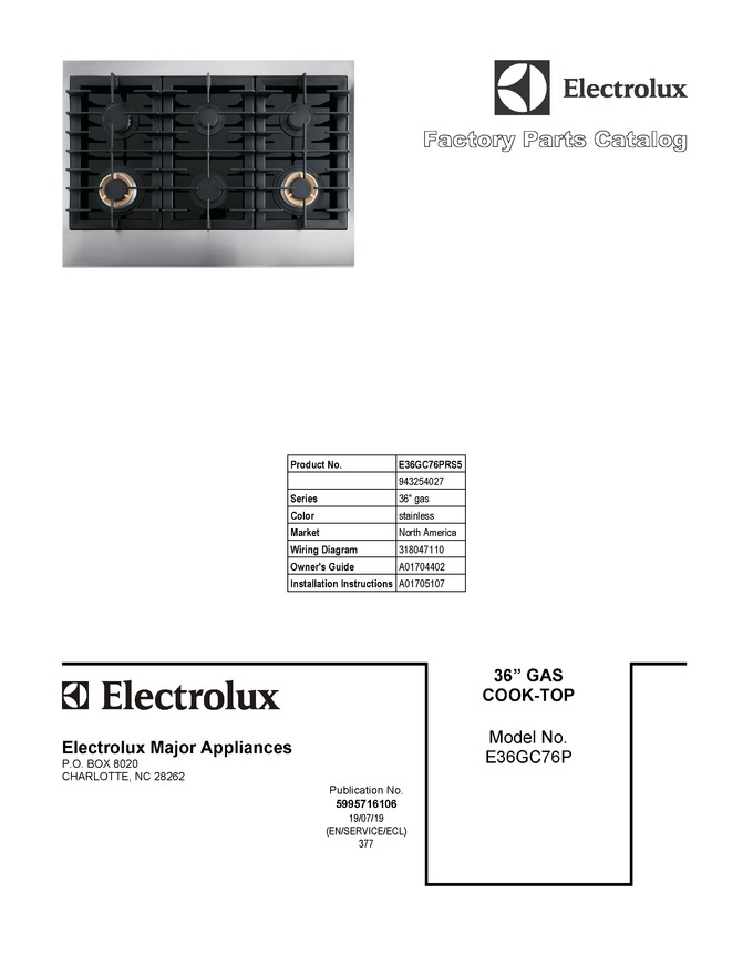 Diagram for E36GC76PRS5