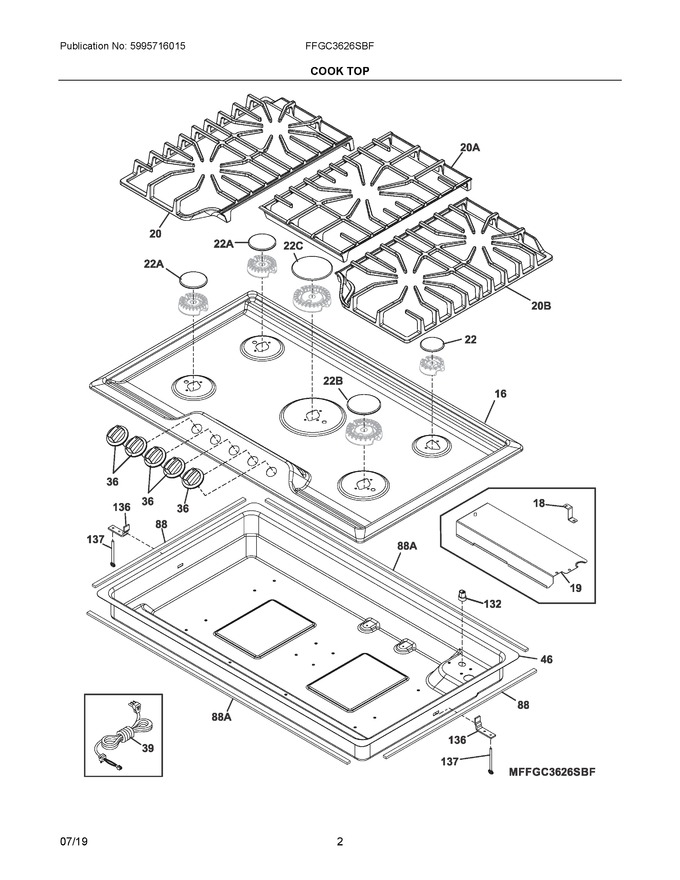 Diagram for FFGC3626SBF