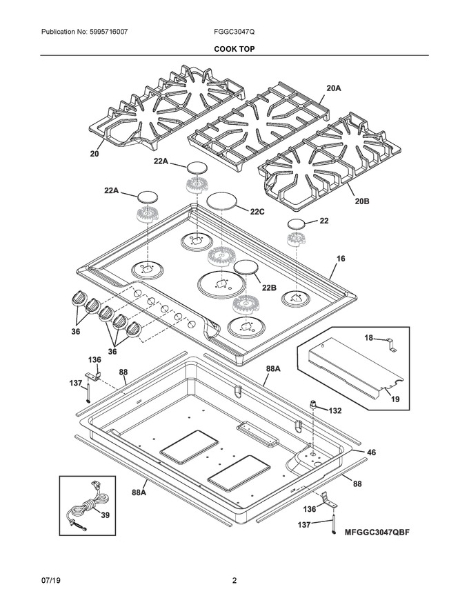 Diagram for FGGC3047QWF