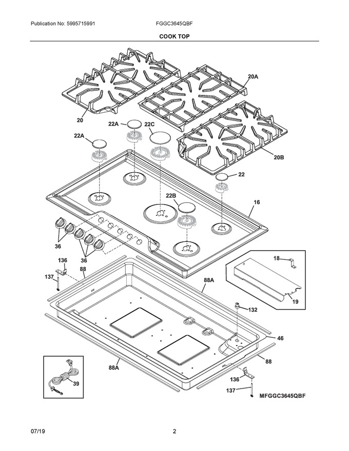 Diagram for FGGC3645QBF