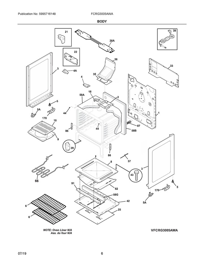 Diagram for FCRG3005AWA