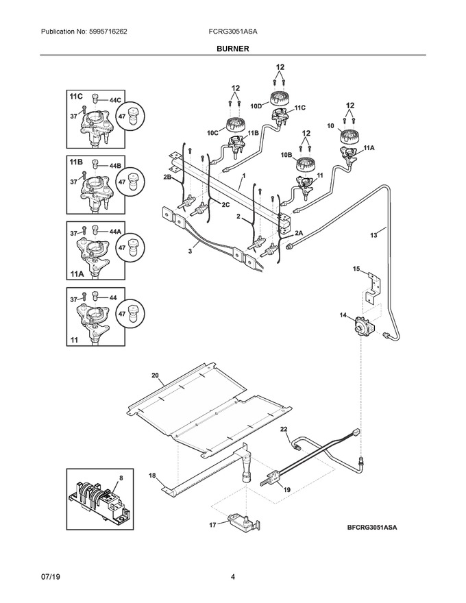 Diagram for FCRG3051ASA