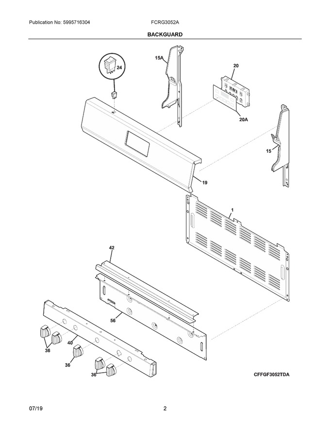 Diagram for FCRG3052ABA