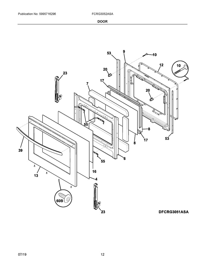 Diagram for FCRG3052ASA