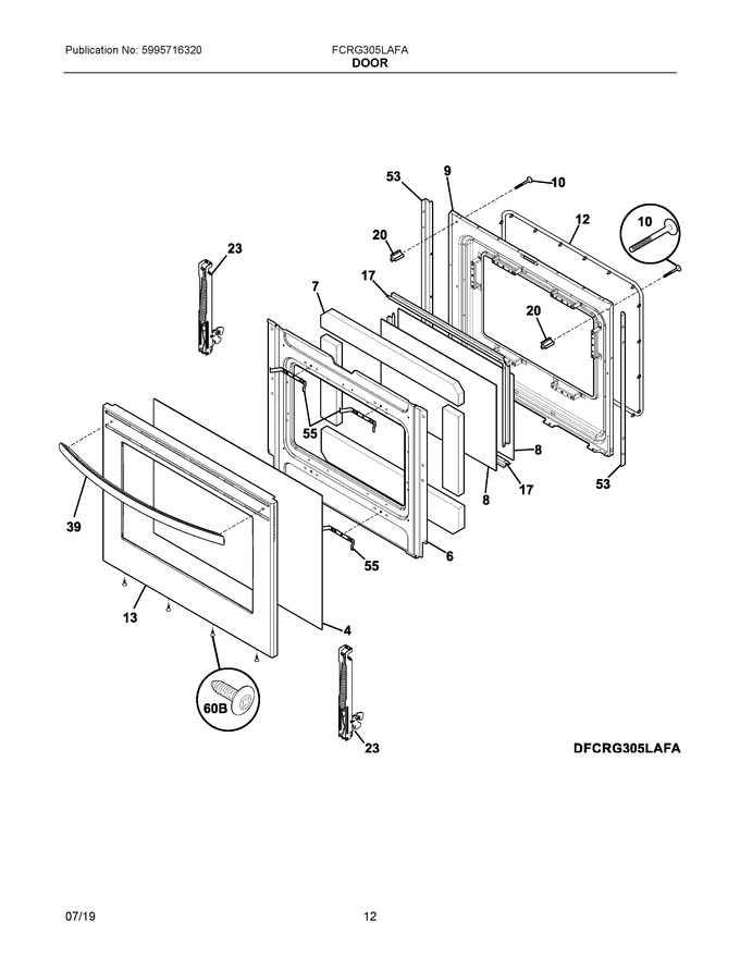 Diagram for FCRG305LAFA