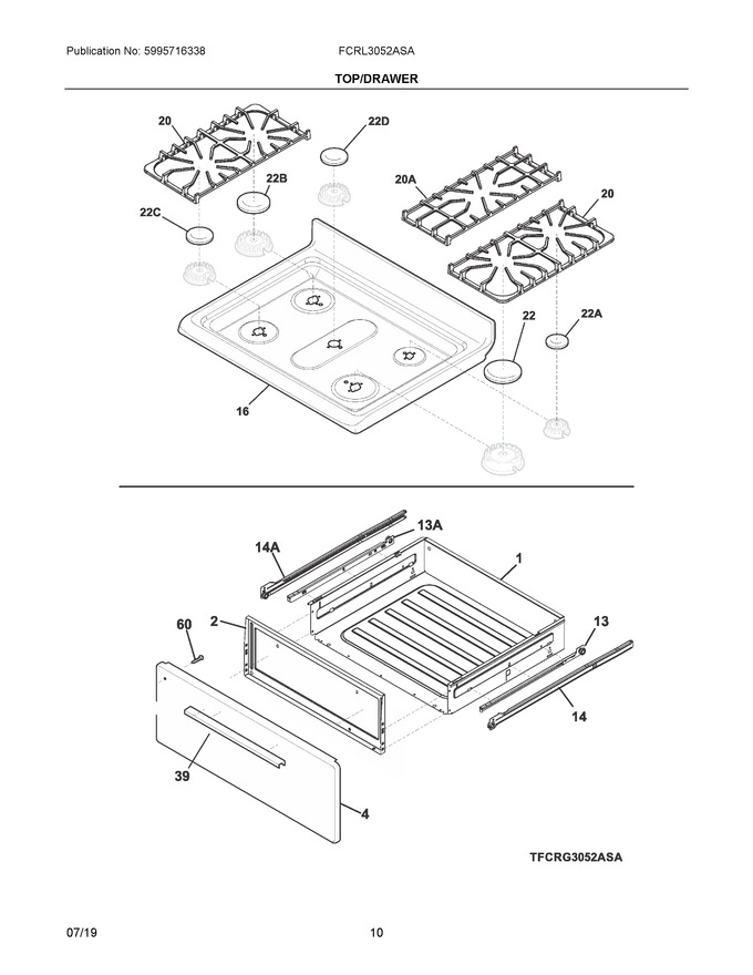 Diagram for FCRL3052ASA