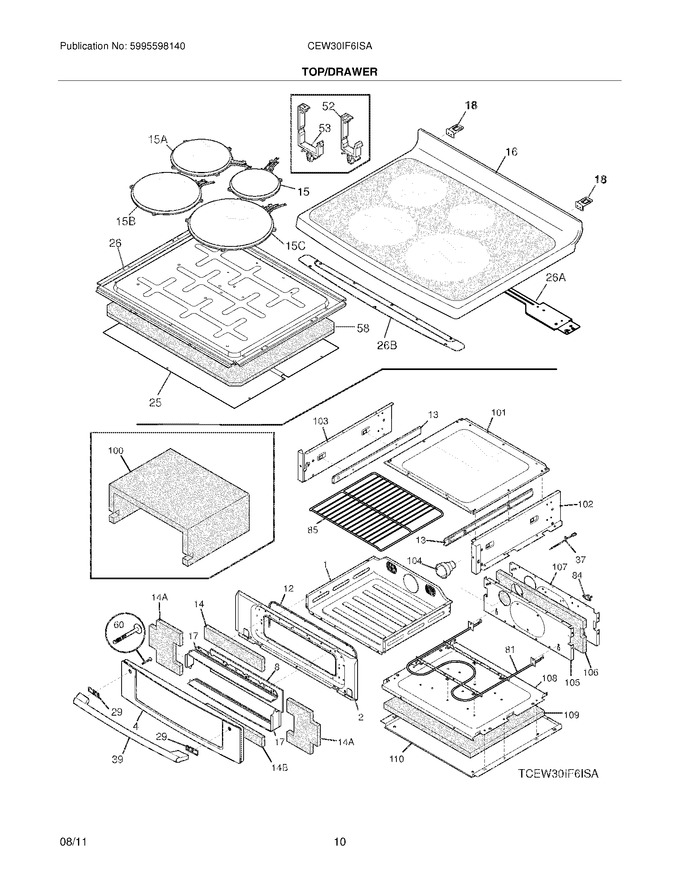 Diagram for CEW30IF6ISA