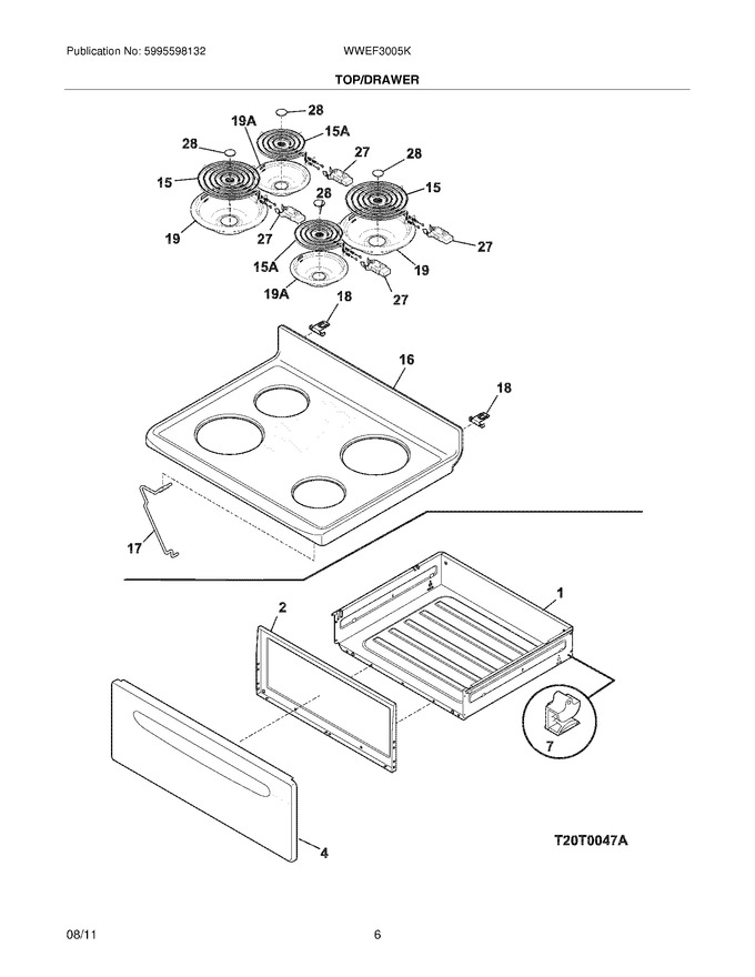 Diagram for WWEF3005KWC