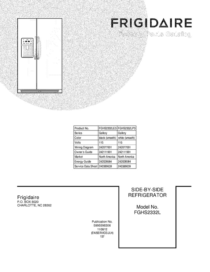 Diagram for FGHS2332LP3