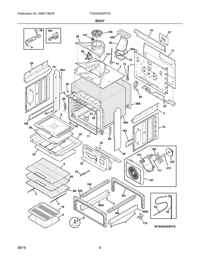 Diagram for FGGS3065PFS