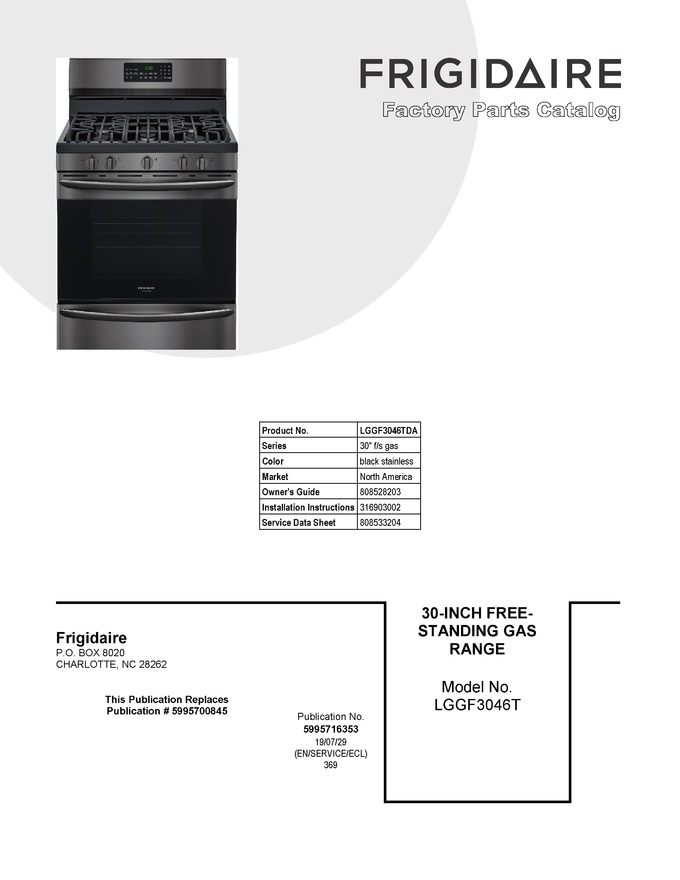 Diagram for LGGF3046TDA