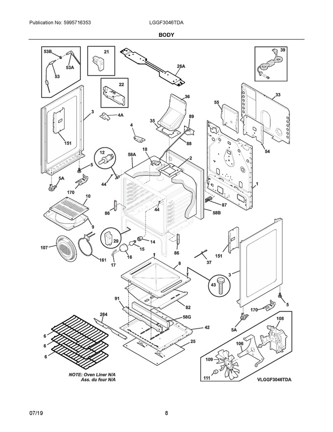 Diagram for LGGF3046TDA