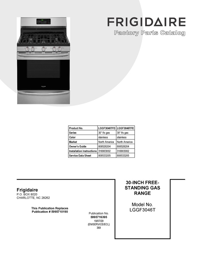 Diagram for LGGF3046TFE