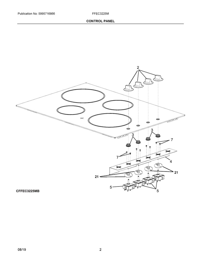 Diagram for FFEC3225MWB