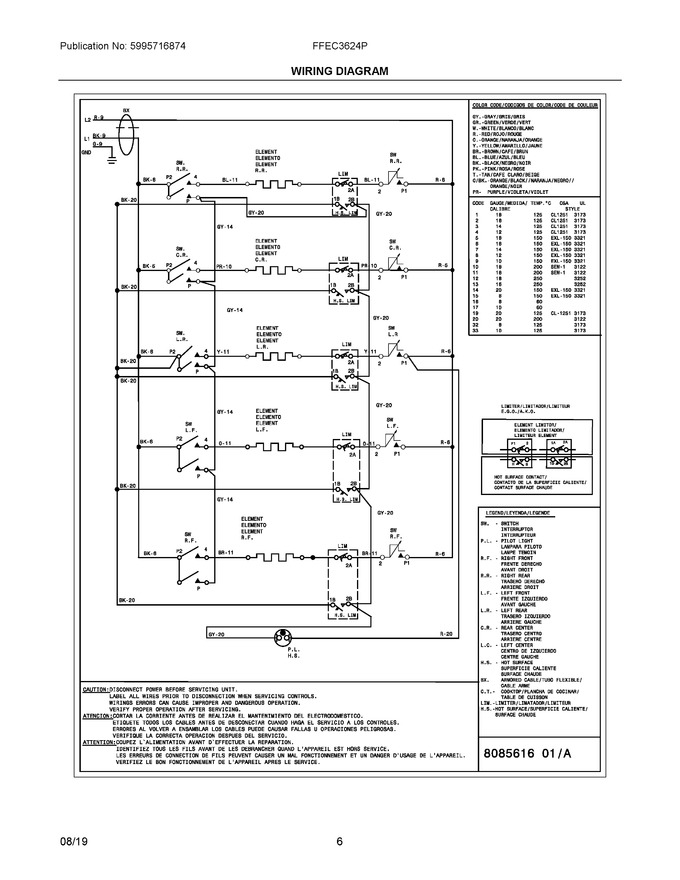 Diagram for FFEC3624PSB