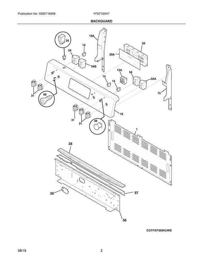 Diagram for FFEF3054TBH