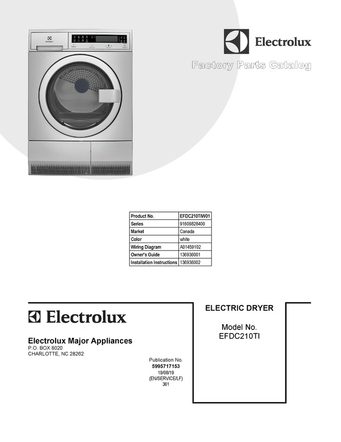 Diagram for EFDC210TIW01