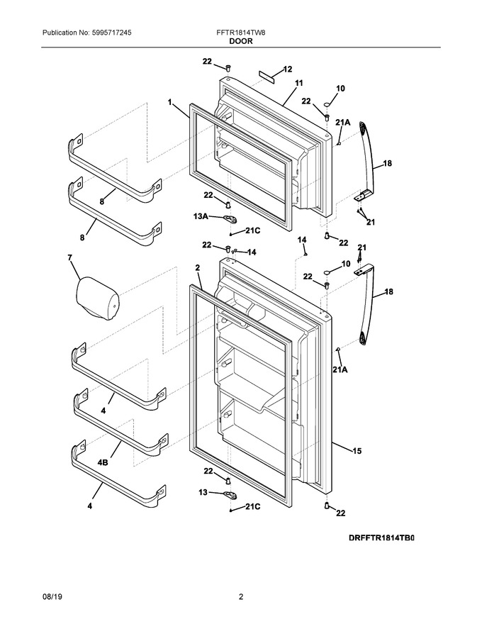 Diagram for FFTR1814TW8