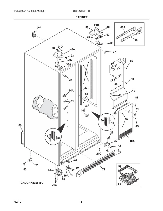 Diagram for DGHX2655TFB