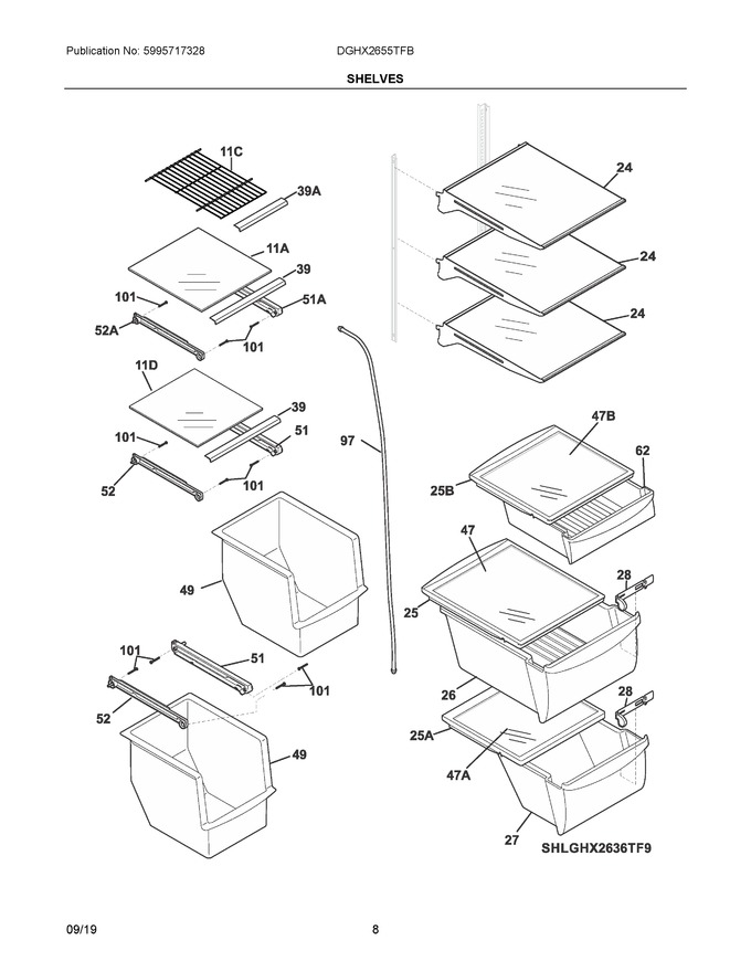 Diagram for DGHX2655TFB