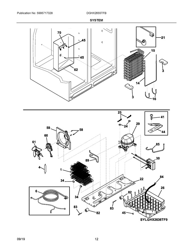 Diagram for DGHX2655TFB