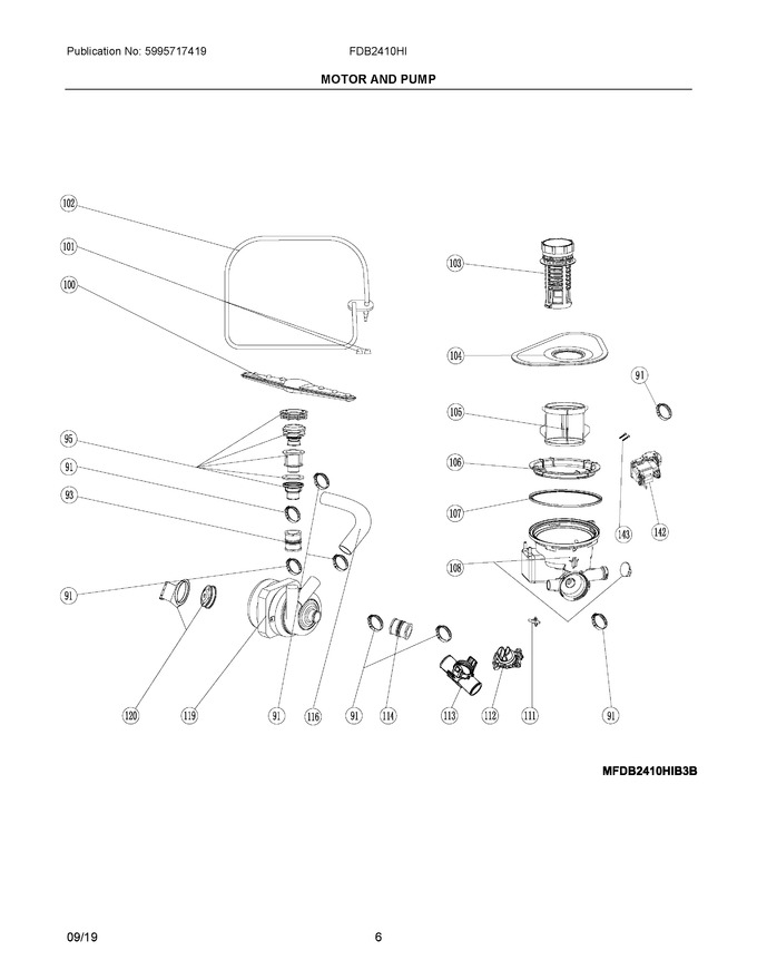Diagram for FDB2410HIC3B